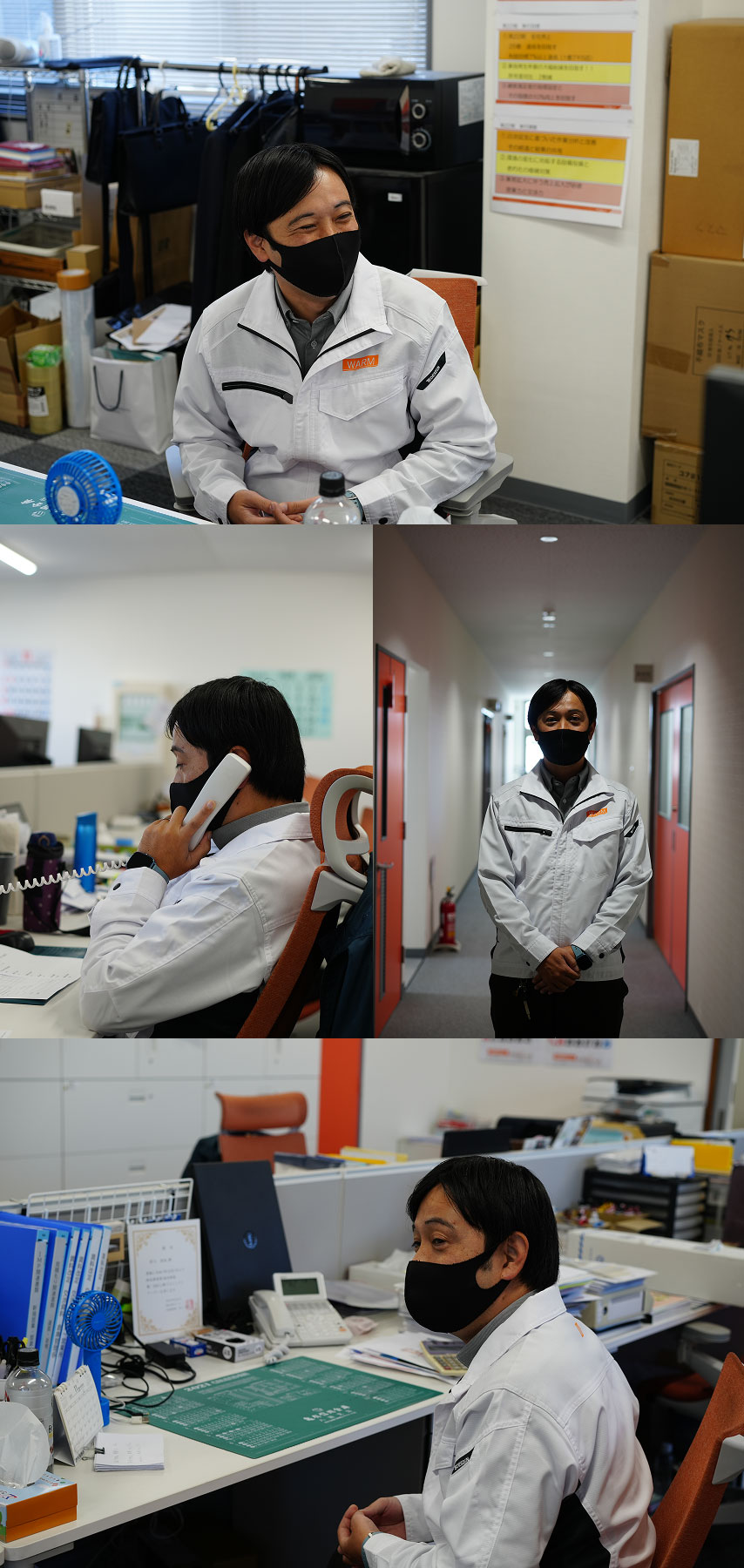 本社 総務人事部 部長 Nさんの働いている様子が分かる写真